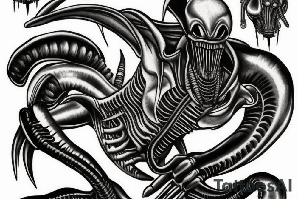 xenomorph tattoo idea