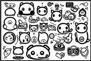 Tamagotchi device tattoo idea