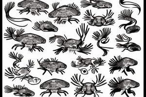 axolotl tattoo idea
