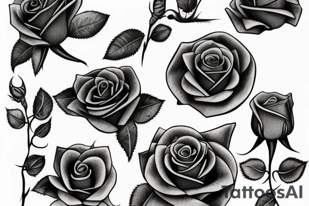 Roses tattoo idea
