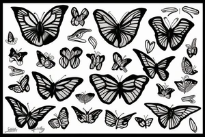 Butterflie tattoo idea