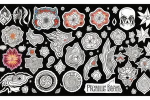 psychedelic tattoo idea