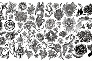 psychedelic tattoo idea