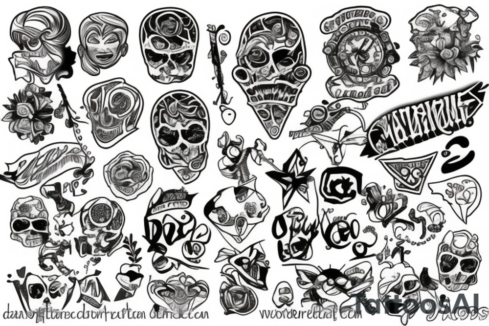 doodles tattoo idea