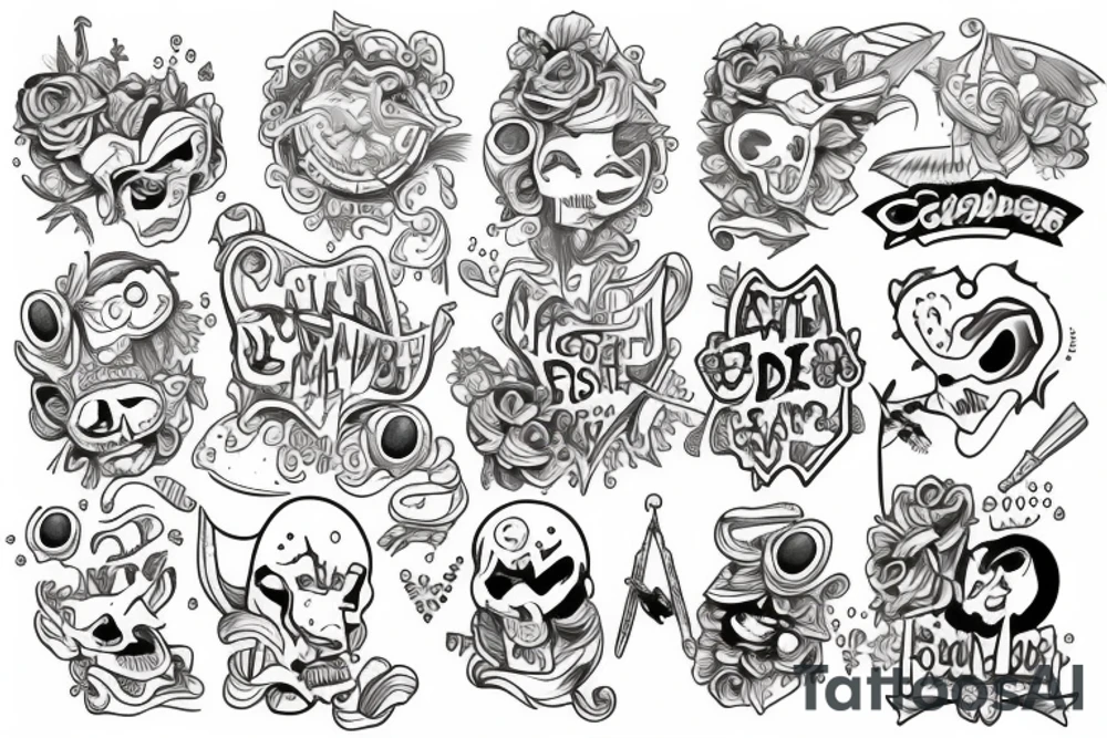 doodles tattoo idea