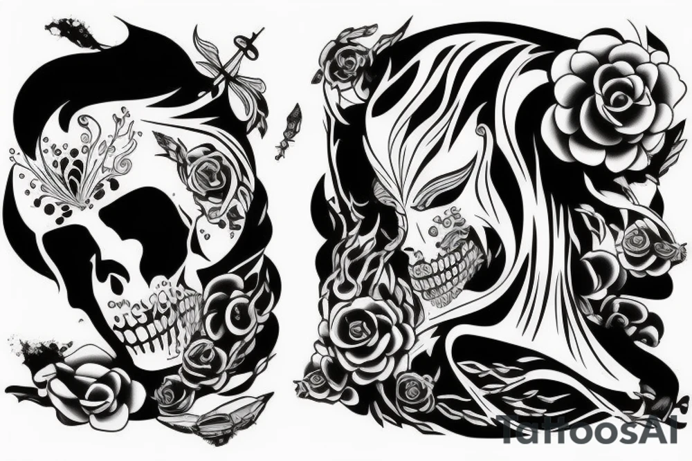 Napis, contra spem spero . W krzyzu tattoo idea