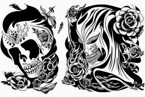 Napis, contra spem spero . W krzyzu tattoo idea