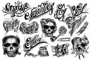 Writing, contra spem spero . Cross tattoo idea