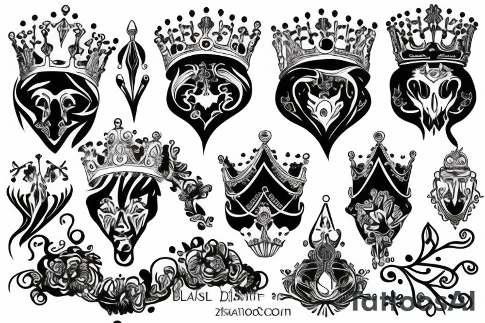 Crown tattoo idea