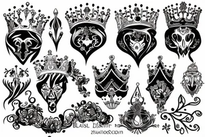 Crown tattoo idea