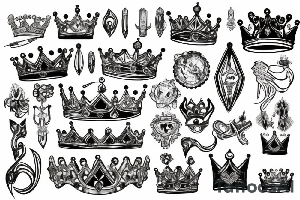 Crown tattoo idea