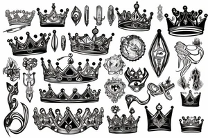 Crown tattoo idea