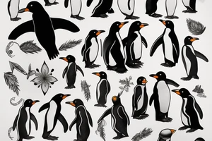 penguin tattoo idea