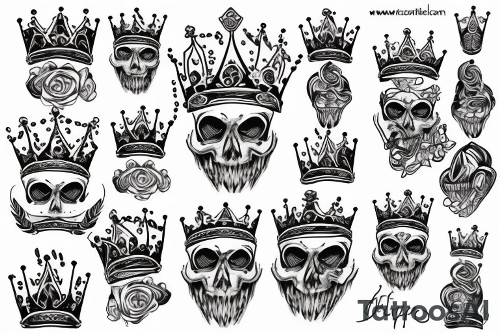 Crown tattoo idea
