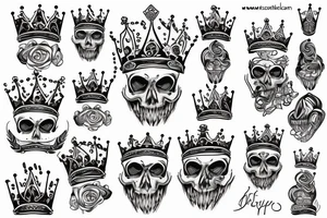 Crown tattoo idea