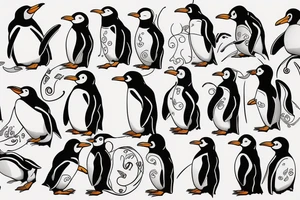 penguin tattoo idea