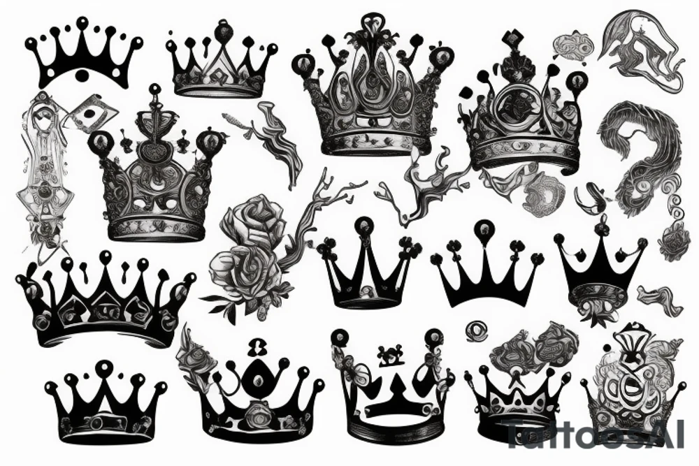 Crown tattoo idea