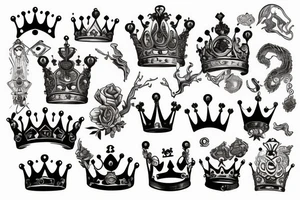 Crown tattoo idea
