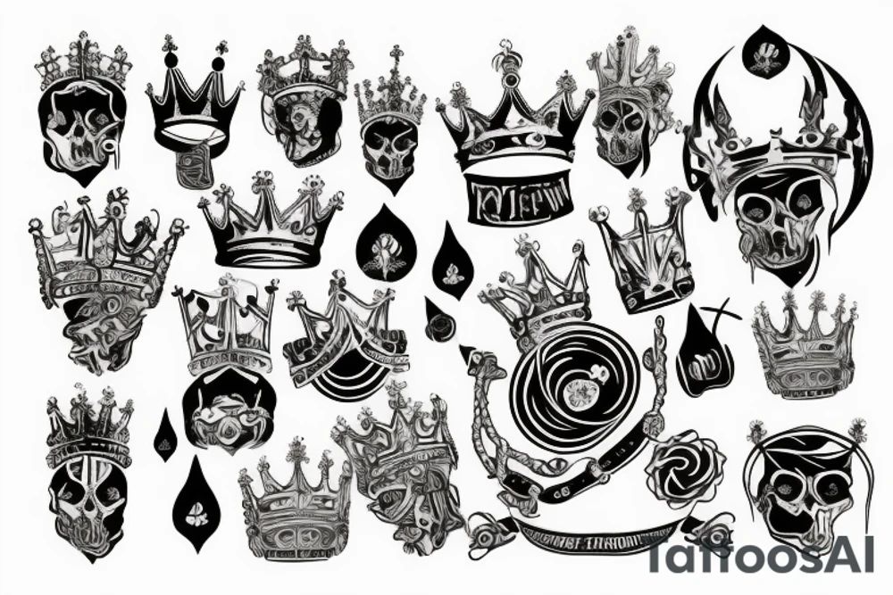 Crown tattoo idea