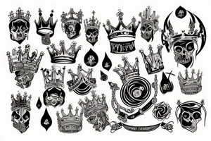 Crown tattoo idea