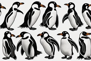 penguin tattoo idea
