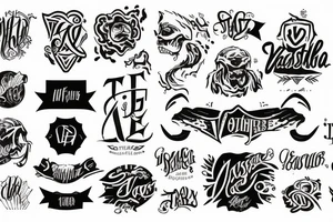 The VastGG logo and name tattoo idea