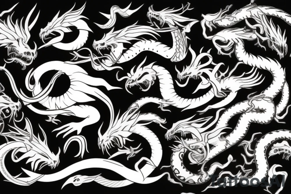 ouroboros dragon tattoo idea