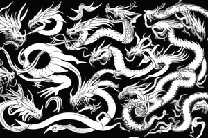 ouroboros dragon tattoo idea