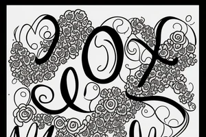 Infinity symbol mom and two daughters. Names Zoe And Emma written in script. Sunflowers tattoo idea