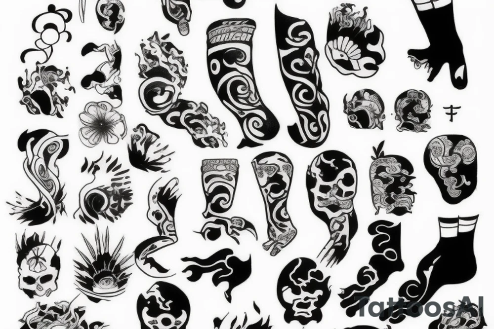 japanese tattoo for men leg tattoo idea
