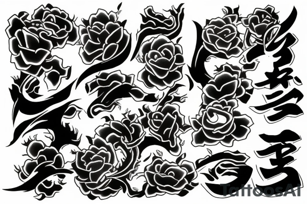 japanese tattoo for men leg tattoo idea