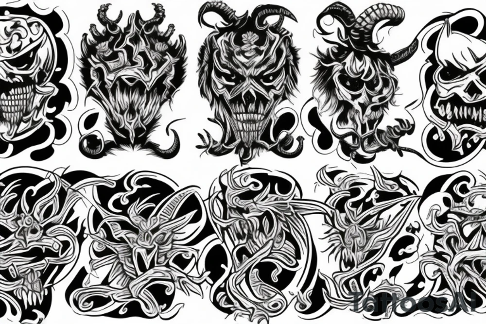 demon tattoo idea