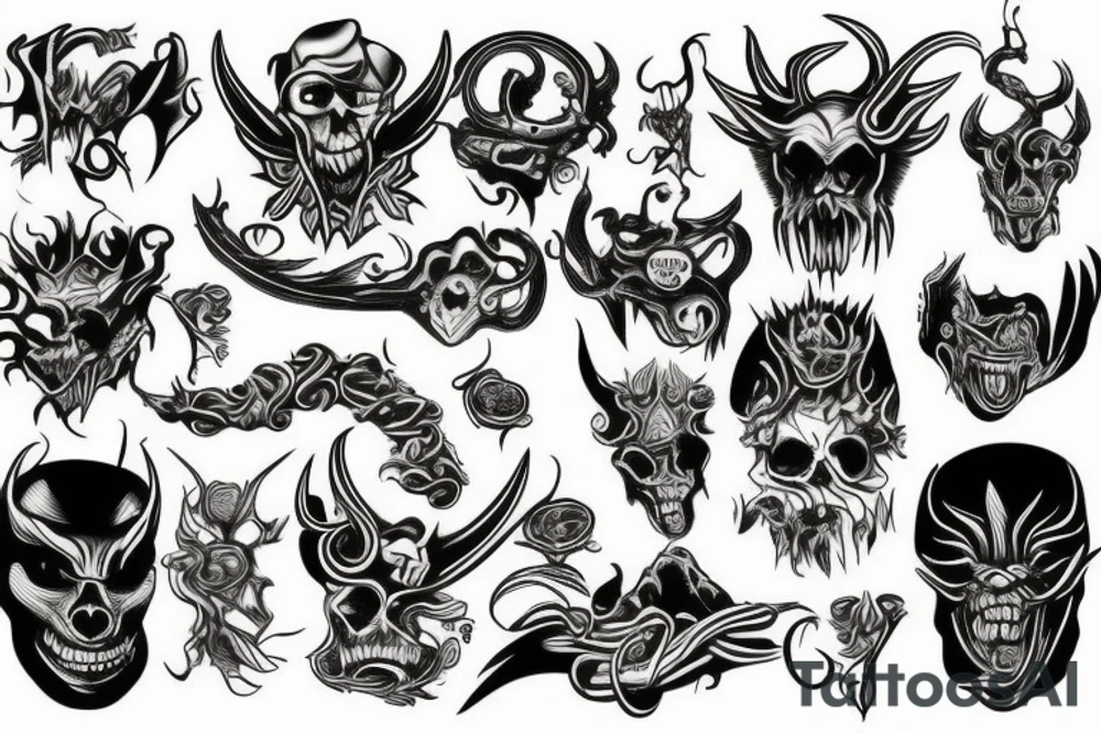 demon tattoo idea