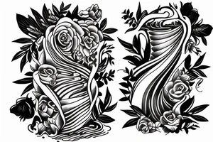 Waterfall tattoo idea
