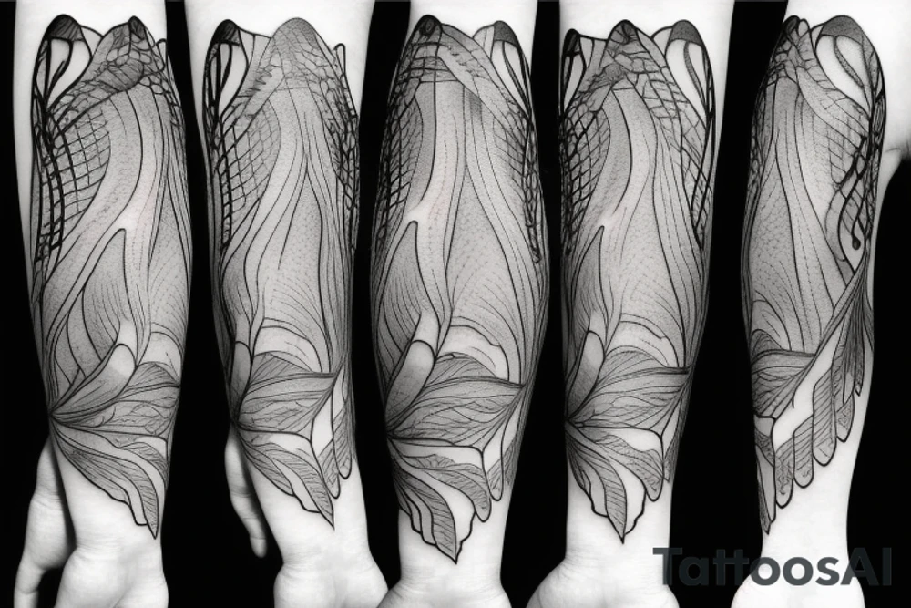 Waterfall tattoo idea