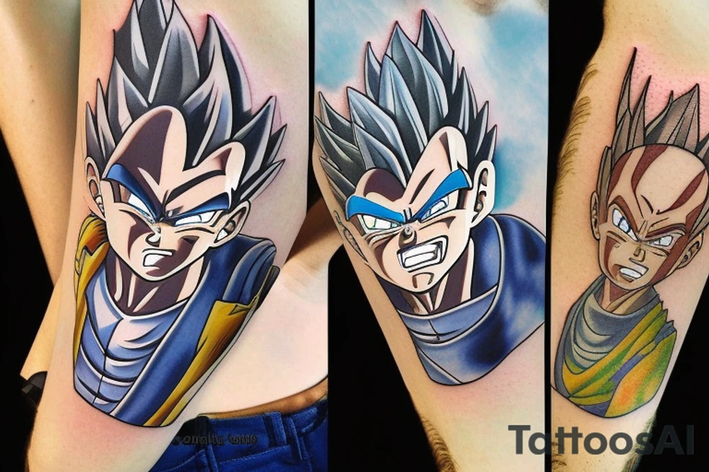 Vegeta tattoo idea