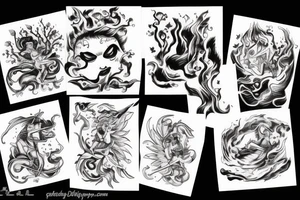 Soul dancing in fire tattoo idea