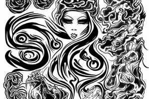 Soul dancing in fire tattoo idea