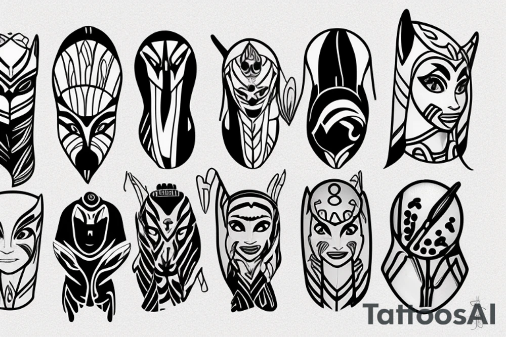 Ahsoka Tano tattoo idea