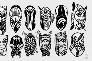 Ahsoka Tano tattoo idea