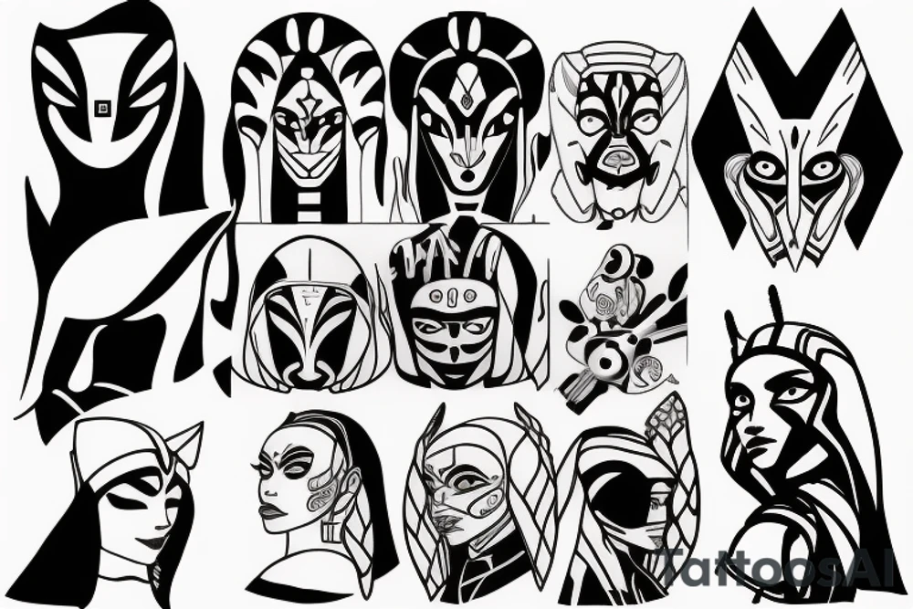 Ahsoka Tano tattoo idea