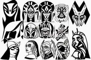Ahsoka Tano tattoo idea