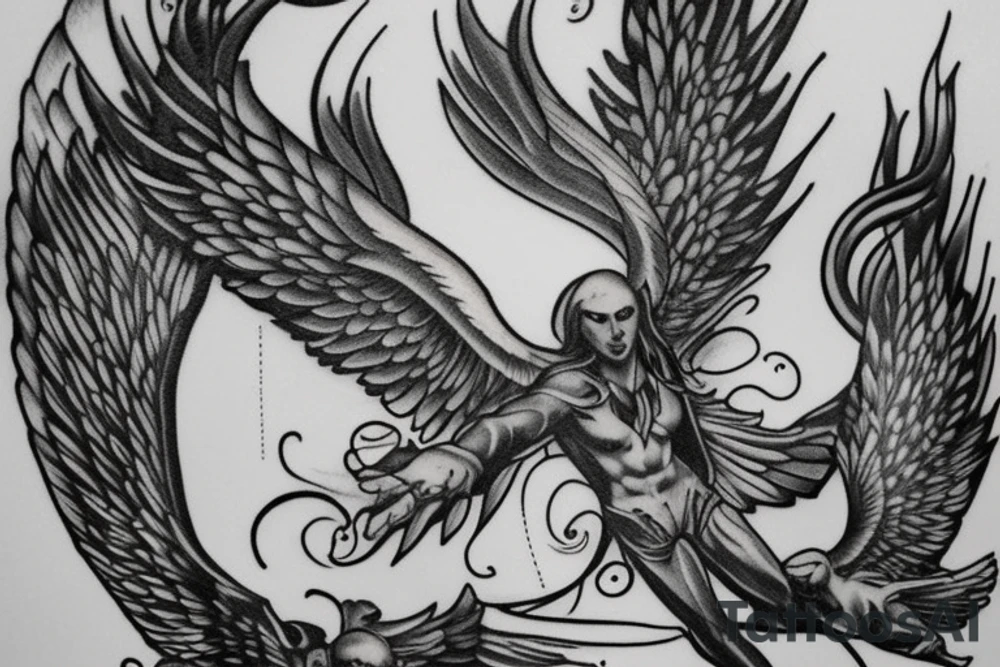 Archangel tattoo idea