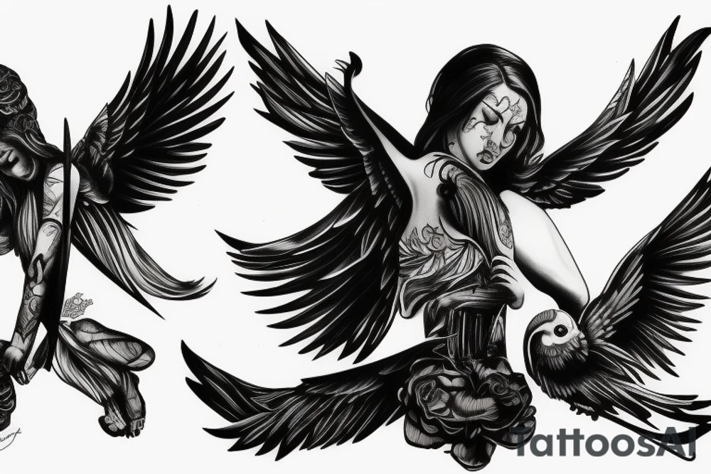 Archangel tattoo idea