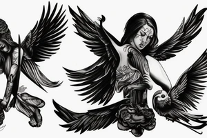 Archangel tattoo idea