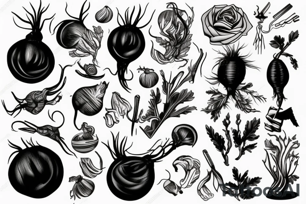 training beetroot tattoo idea