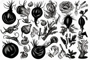 training beetroot tattoo idea