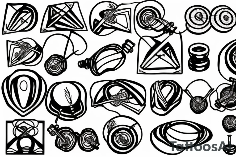 strength training beetroot tattoo idea
