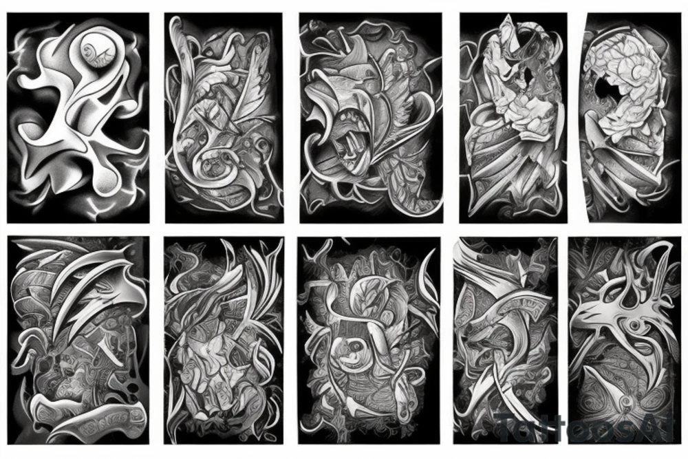 Hert and torn ribs tattoo idea