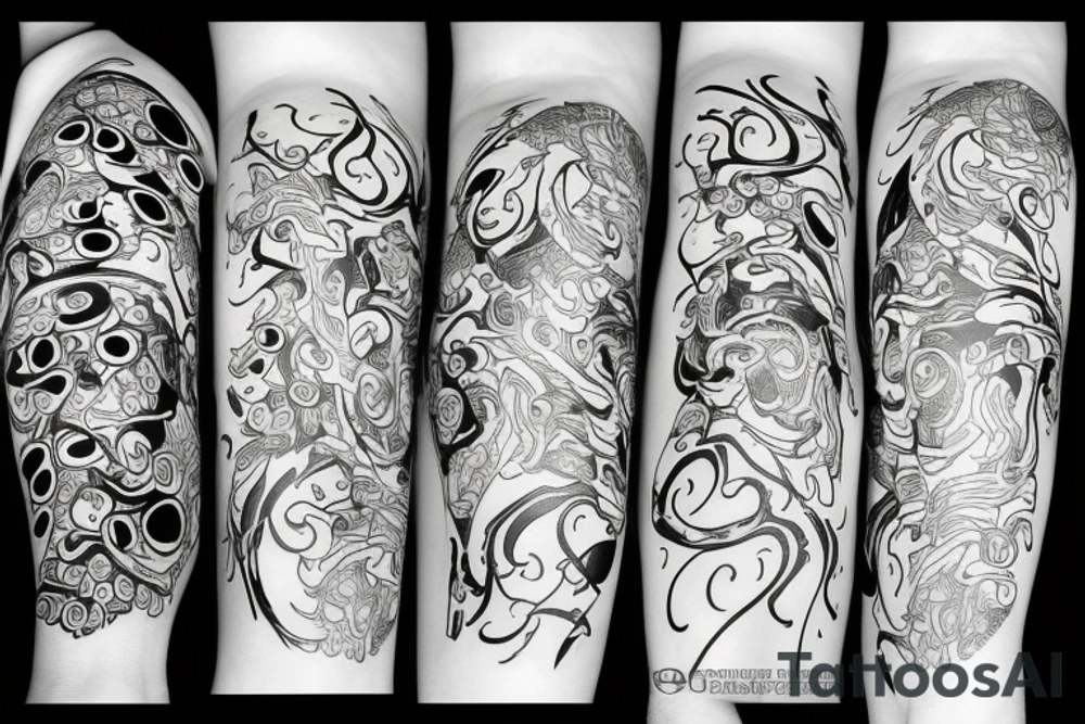 Order and chaos tattoo idea